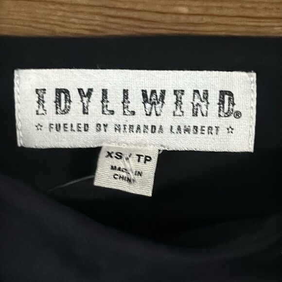 Idyllwind Womens Stylish Fringe Skirt - Black - Picture 5 of 6